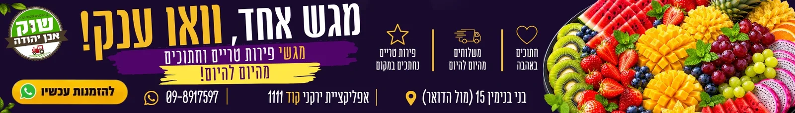באנר עליון ראשי - דסקטופ